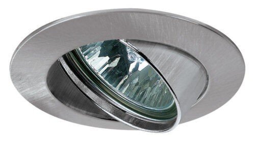 Premium EBL schwenkbar max.50W 12V GU5,3 51mm Eisen gebürstet/Alu Zink