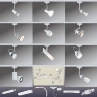 Paulmann Weiss U-Rail URail 230V Schienensystem...