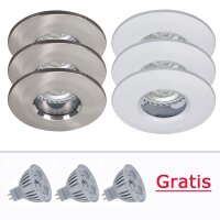 Paulmann Profi Einbauleuchtenn LED starr IP65 3x3,5W 12V...