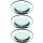 Paulmann Premium Einbauleuchten Set starr Sparlampe 3x11W 230V GU10 51mm Chrom/Alu Zink