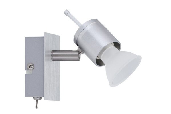 663.52  Paulmann Spotlights Nevada Rondell 1x50W GZ10 Alu 230V Metall