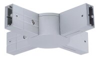 Paulmann Schienensystem Light&Easy Phantom X-Verbinder 125mm max.1000W Titan 230V Metall/Kunststoff