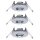 Paulmann 2easy Premium Einbauleuchten 3er Spot-Set starr IP65 51mm Chrom