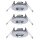 Paulmann 2easy Premium Einbauleuchten 3er Spot-Set starr IP65 51mm Chrom