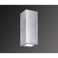 9982-95 Paul Neuhaus CUB Wandleuchte, aluminium 36W G9...