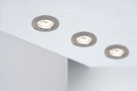 Paulmann Premium Einbauleuchten max.50W 230V GU10 51mm Eisen gebürstet/Alu Zink