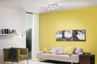 1 x Paulmann Lampenschirm Öffnung ca. 3,3 cm Kegi Weiß Schwarz gestreift Glas Ersatzglas, Schirm, Ersatzschirm