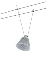 1 x Paulmann Lampenschirm Öffnung ca. 3,3 cm Kegi Weiß Schwarz gestreift Glas Ersatzglas, Schirm, Ersatzschirm