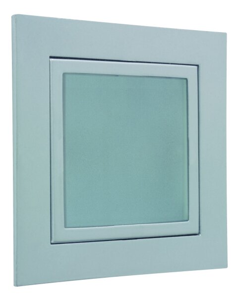 Paulmann Special Einbauleuchten Set Wand Window 1 20W 60VA 230/12V GU5,3 82mm Alu matt/Metall/Glas