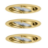 Paulmann Möbel Einbauleuchten Set Dress schwenkbar...