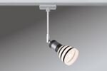 Paulmann URail Schienensystem Light&Easy Spot Titurel 1x42W G9 Chrom m/Opal/Sz 230V Metall/Glas
