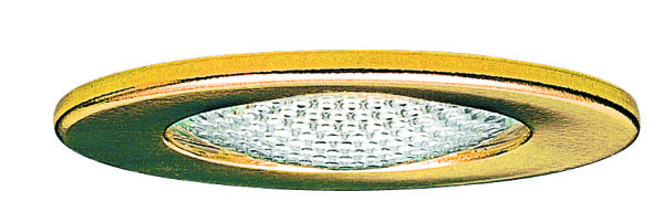 Paulmann Möbel Einbauleuchten Schutzglas strukturiert max.20W 12V G4 66mm Gold/Stahlblech/Glas