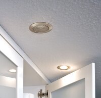 Paulmann Premium Einbauleuchten Lautsprecher 51mm Eisen gebürstet/Alu Zink