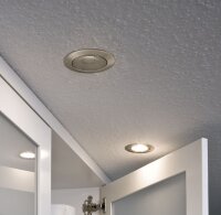 Paulmann Premium Einbauleuchten Lautsprecher 51mm Eisen gebürstet/Alu Zink