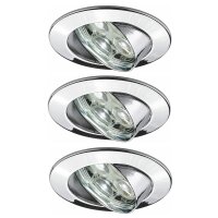Paulmann Premium Einbauleuchten Set Power Flood LED 3x3W...