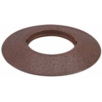 3er Set  Paulmann Profi Aufbauring rostfrei rund UpDownlight LED 80mm Rostfarben/Kunststoff metallisiert