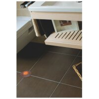 3er Set  Paulmann Profi Aufbauring rostfrei rund UpDownlight LED 80mm Rostfarben/Kunststoff metallisiert