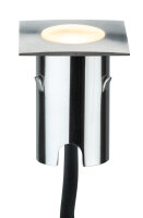 Paulmann Special MiniPlus Boden Einbauleuchten eckig IP67 Ergänzungsset 4x0,7W 2700K 43x43mm Edelstahl