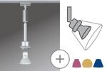 Paulmann URail Schienensystem DecoSystems LED Pendel Blanko 1x3,5W GZ10 230V Chrom matt Metall
