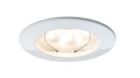 Paulmann Premium Einbauleuchten Set Coin klar rund starr...