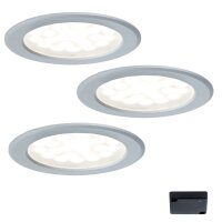 3x2,6W Paulmann Möbel Einbauleuchten LED Touch 16mm...