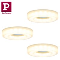 Paulmann Premium Einbauleuchten Set Bagel rund LED 3x5,5W...