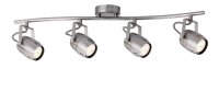 Paulmann Spotlight Gamma LED 4x3,5W GU10 230V Nickel gebürstet Metall