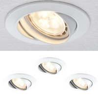 Paulmann Premium Einbauleuchten Set schwenkbar LED 3x4W...