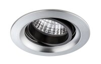 Paulmann Premium Einbauleuchten Set Daz schwenkbar LED 2x7W 18VA 230V/700mA 110mm Alu gebürstet/Alu