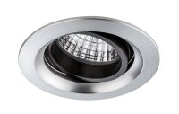 Paulmann Premium Einbauleuchten Set Daz schwenkbar LED 2x7W 18VA 230V/700mA 110mm Alu gebürstet/Alu