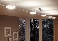 Paulmann Wire Systems DC Set DiscLED I 5x4W Chrom/Satin 230V/12V DC 30VA Metall