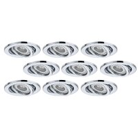 3/6 oder 9-er Set LED Einbaustrahler 3,5W 230V GU10 51mm...