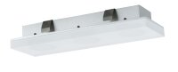 Paulmann Möbel Einbauleuchten Set Fleecy LED eckig 3x3,6W 4000K 9VA 230/12V 150x50mm Satin/Acryl