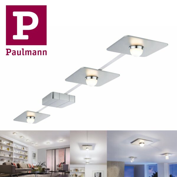 Paulmann PadLED System Set PowerPad 3x10W 6m Chrom matt/Chrom