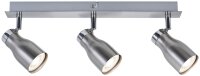 Paulmann Spotlight Meli max 3x10W GU10 Nickel satiniert 230V Metall