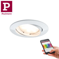 Paulmann Premium Einbauleuchten SmartCoin Bluetooth RGB...