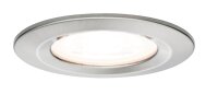 Paulmann Premium Einbauleuchten Set Nova rund dimmbar LED...