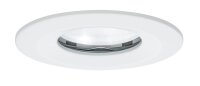Paulmann Premium Einbauleuchten Set Nova rund dimmbar LED IP65 1x7W 230V GU10 51mm Weiß matt/Alu Zink
