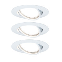 Paulmann Einbauleuchten Set LED schwenkbar 3x4,5W 230V...