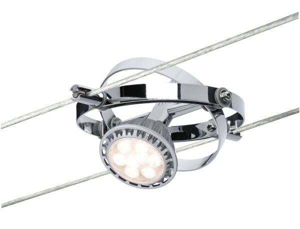 Paulmann WireSystem Spot Cardan max 1x10W GU5,3 Chrom matt/Chrom 12V Metall