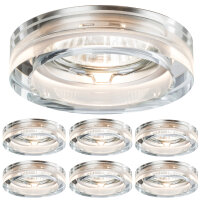 MILI 6er Set Einbauleuchten 5W GU10 3000K 230V 350 lumen...