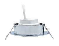 10er Set Einbauleuchtenn 5W 3000K 230V 400 lumen Chrom...