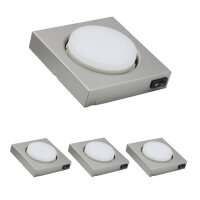 MILI 3er Set Aufbauleuchte 9W GX53 4000K Tageslicht 230V...