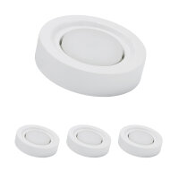 MILI 3er Set Aufbauleuchte 5W GX53 3000K Warmweiss 230V...