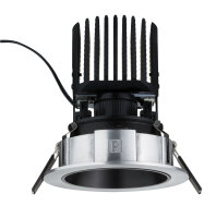 926.50  Paulmann LED Einbauleuchtenn-Set Luca 12,6 W 2.700 K IP44 39° Alu gebürstet/schwarz