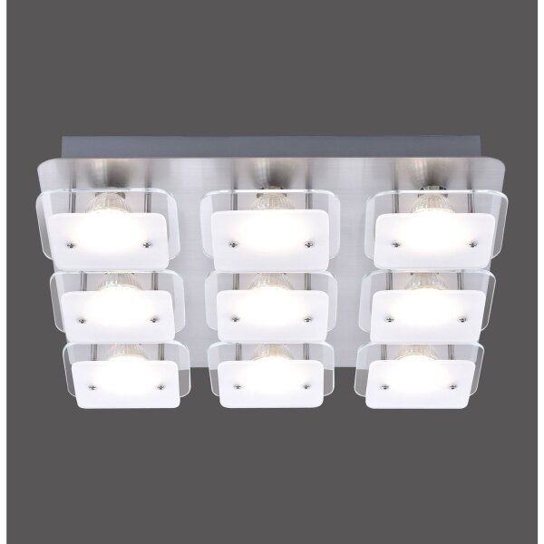 12834-55 Leuchten Direkt JAKOB Deckenleuchte, stahl 36W GU10 230V IP20