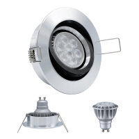 10er Set MILI Einbauleuchtenn 8W GU10 2700K Warmweiss...