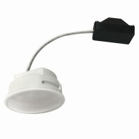 MILI 10er Set Einbauleuchtenn 5W 3000K Warmweiss 230V 400 lumen Eisen gebürstet  inkl. austauschbare LED Modul geringe Einbautiefe