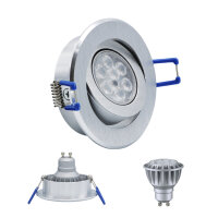 10er Set MILI Einbauleuchtenn 8W GU10 2700K Warmweiss...