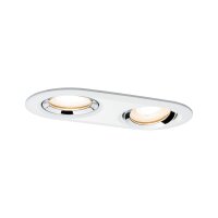 Paulmann Premium Einbauleuchten Set Nova IP65 schwenkbar...